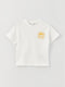 Crew Neck Short Sleeve Printed Baby Boy T-shirt